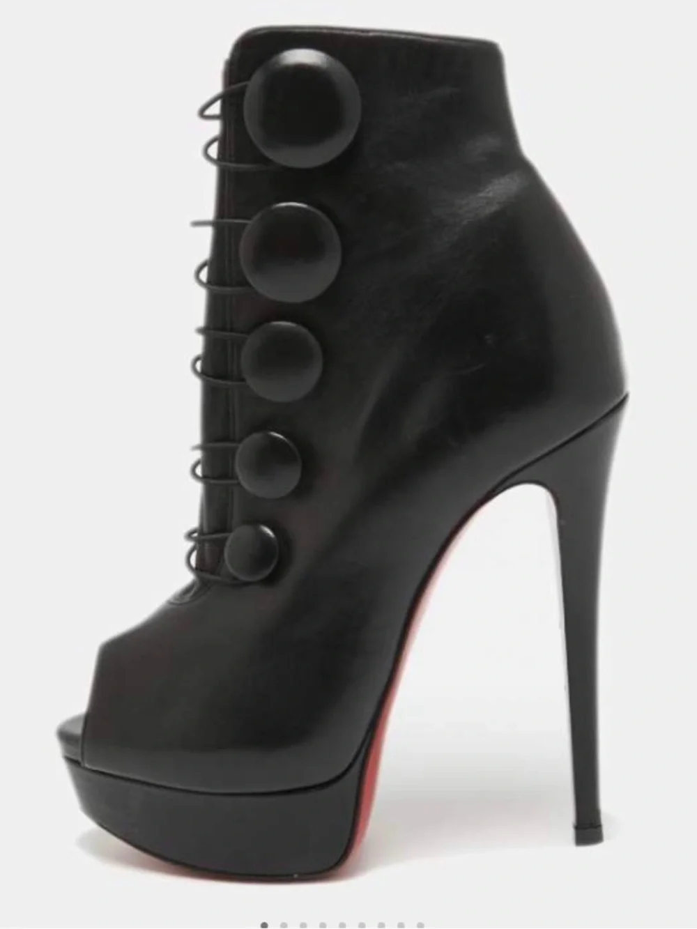 Authentic Christian Louboutin  Lady Booton 150 platform booties